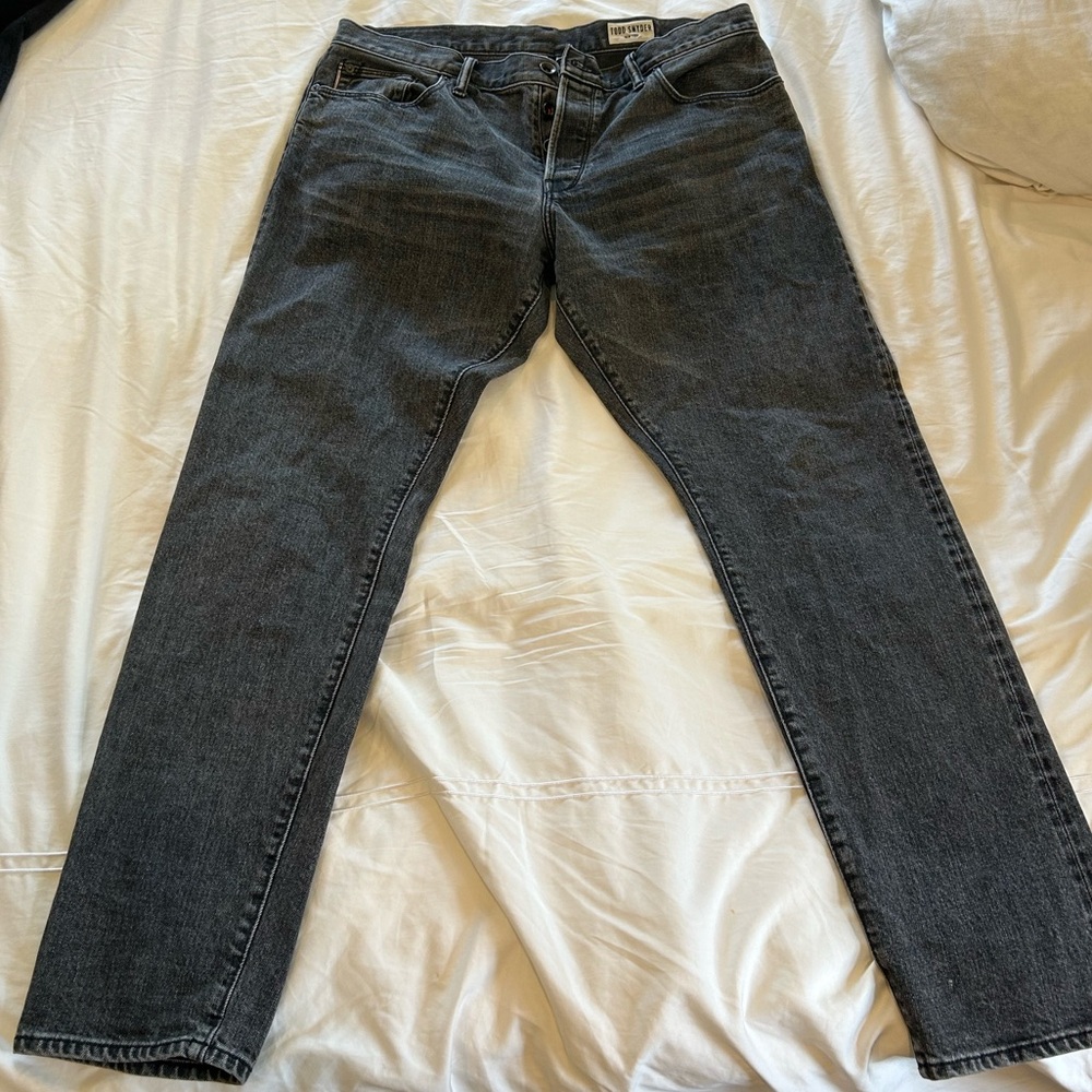 Todd Snyder - Faded Black Jeans